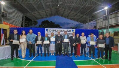 Jones Braga é diplomado pela justiça eleitoral para exercer 3º mandato de prefeito de Nina Rodrigues