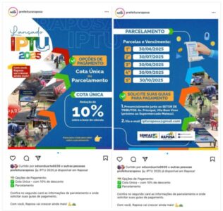 ASSALTO EM RAPOSA: Prefeito Eudes Barros lança campanha de cobrança de IPTU contra a população