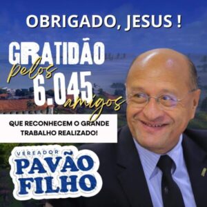 Pavão Filho agradece os mais de 6 mil votos de confiança e apoio