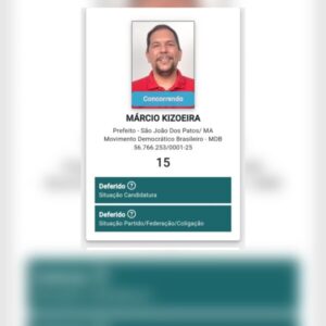 Ficha Limpa: Justiça Eleitoral Defere Candidatura de Márcio Kizoeira à Prefeitura de São João dos Patos