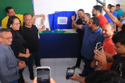 Fred Campos entrega mais uma escola climatizada em Paço do Lumiar: já são mais de 20 em menos de 6 meses de gestão