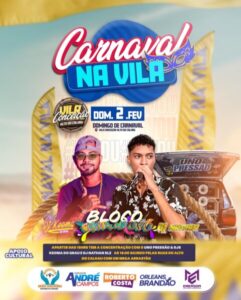 Vila Conceição Altos do Calhau em festa: Carnaval com grande estrutura promete agitar a comunidade