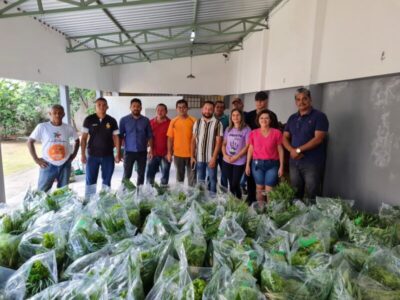 Prefeitura de Raposa faz entrega de cestas básicas e verdes para famílias em situação de vulnerabilidade social