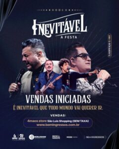 Inevitável: Festa estreia em São Luís com shows de Bruno & Marrone, Enzo Rabelo e Dino Fonseca