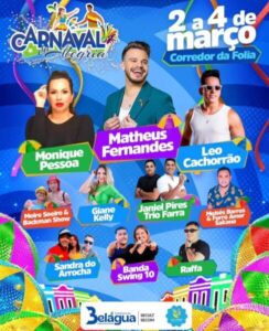 Carnaval de Belágua com grandes atrações, segurança e geração de renda