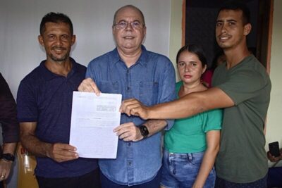 Lago dos Rodrigues é beneficiado com casas novas, graças ao apoio de Hildo Rocha e Valdemar da Serraria