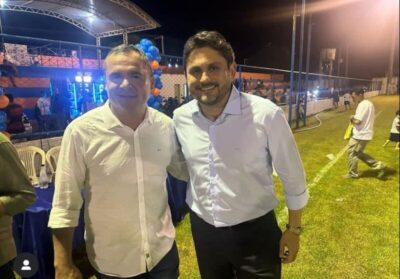 Prefeito de Sucupira do Riachão, Walter Azevedo, acompanha o ministro Juscelino Filho em visita a Barão de Grajaú