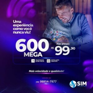 SIM Telecom oferece internet de alta velocidade com cobertura em diversos bairros da capital