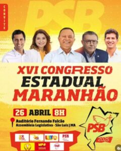 PSB realiza encontro neste sábado (26) e começa a decidir seu futuro no Maranhão