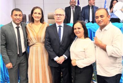 Chapadinha: Belezinha e Aluízio Santos prestigiam posse do vice-prefeito e vereadora