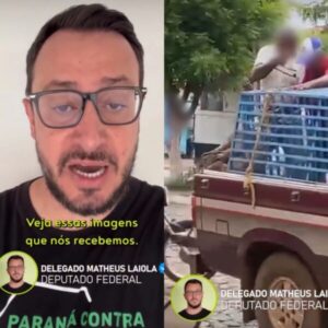 Deputado Federal Delegado Matheus Laiola denuncia maus-tratos a cães em São João dos Patos