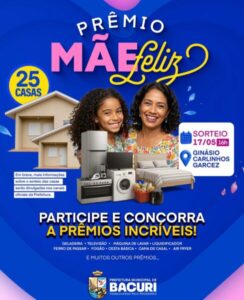 Bacuri celebra Dia das Mães com sorteio de casas e eletrodomésticos; gestão de Márcio Hominho é elogiada