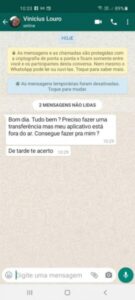 URGENTE! Deputado estadual tem celular clonado e criminosos começam disparar mensagem com pedido de transferência