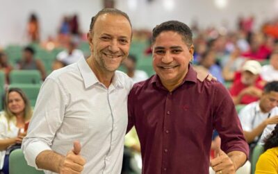 Zé Inácio celebra 45 anos do PT ao lado de Edinho Silva, pré-candidato à presidência nacional do partido