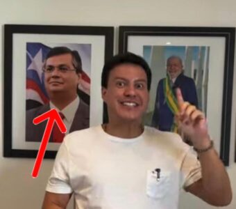 Felipe Camarão diz que quadro de Dino é “lembrança e gratidão”