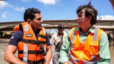 Deputado Wellington e técnicos fiscalizam ponte do Estreito dos Mosquitos e do município de Rosário