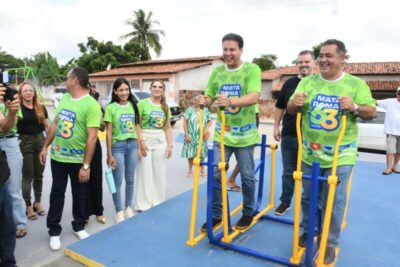 Felipe Camarão participa das comemorações pelos 63 anos de Mata Roma