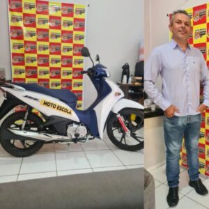 Auto Escola Exclusiva, São João dos Patos, é a primeira do Maranhão a disponibilizar Honda Biz a seus clientes