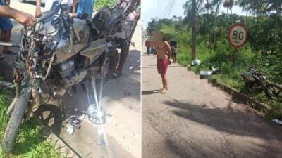 Jovem morre após colidir com caminhão e ser atropelado em Axixá