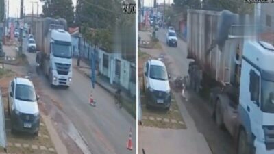 Motociclista morre após ser atropelado por caçamba na Estrada da Maioba