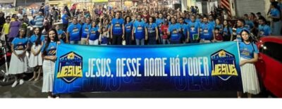 Deputado Júnior Cascaria acompanha ‘Marcha Para Jesus’ em Poção de Pedras