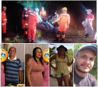 Seis pessoas morrem em acidente na BR-135, em Itapecuru-Mirim/MA