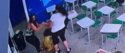 Professora de Ed. Física imobiliza aluno armado em sala de aula
