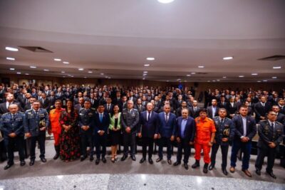 Brandão participa da aula inaugural do curso de formação de 369 novos policiais militares nomeados