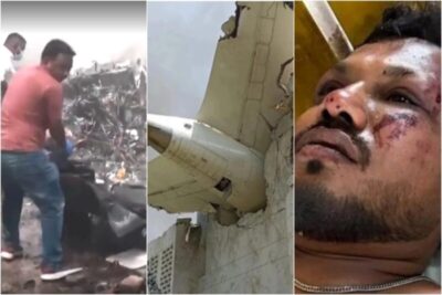 ASSISTA! ‘Corpos por toda parte’, diz único sobrevivente de queda de avião que matou quase 300 pessoas na Índia