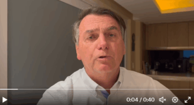 Bolsonaro classifica inquérito do 8/1 de “golpe da Disney”