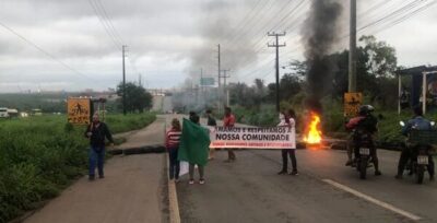 Protesto interdita BR-135, na Vila Maranhão, nos dois sentidos…