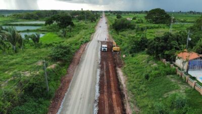 DNIT executa obras de manutenção em pontos críticos da BR-316 no Maranhão