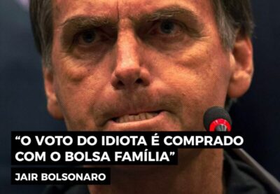 Boca de urna! Bolsonaro tenta se agarrar ao Bolsa Família