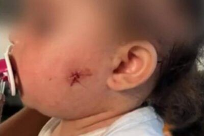 Vídeo: policial atira em rosto de bebê de 1 ano, que estava com o pai em motocicleta