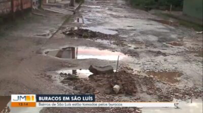 São Luís está tomada por lixo, buracos, lama e escuridão