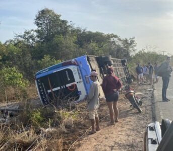 Prefeitura de Santa Quitéria se manifesta sobre acidente com ônibus da Guanabara na MA-034