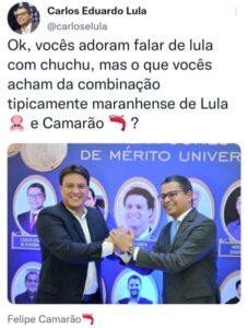 ‘Lula e Camarão’, brinca Carlos Lula sobre apoio popular às pré-candidaturas