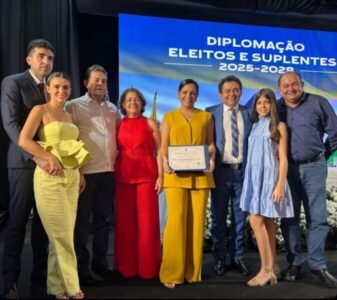 Carol Pereira é diplomada pela Justiça Eleitoral como vice-prefeita de Imperatriz, a segunda maior cidade do Maranhão