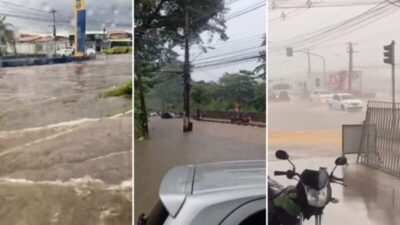 Fortes chuvas causam alagamentos e transtornos na Grande Ilha