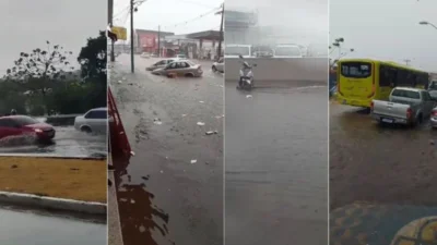 ASSISTA! Mercado Central é novamente tomado por alagamento em São Luís