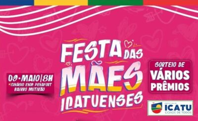 Prefeito Walace Azevedo, convida as mães para tradicional Festa Dia das Mães