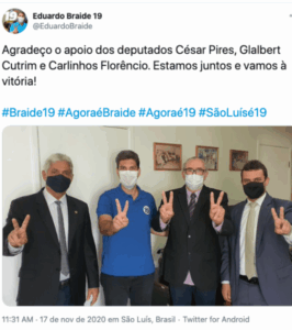 Braide segue recebendo adesões de vários grupos políticos