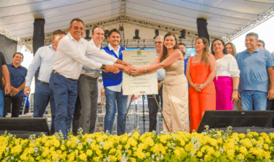Camilo Santana e Juscelino entregam IFMA em Vitorino Freire