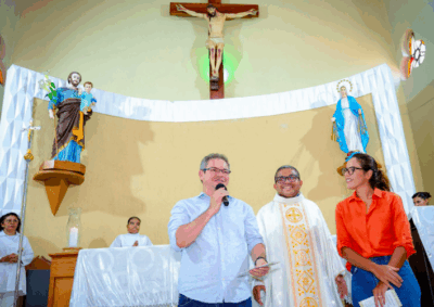 Rafael celebra em missa os 10 anos de mandato como deputado