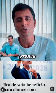 Duarte critica Braide e pressiona vereadores da base a derrubar veto a benefício para alunos com transtornos