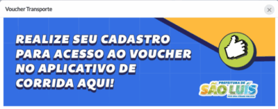 Site de cadastro para acesso a vouchers em apps de transporte gera reclamações