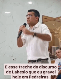 Lahésio Bonfim detona Dino e o STF durante discurso em Pedreiras