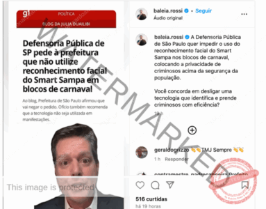 Presidente nacional do MDB defende Smart Sampa contra bandidos no Carnaval