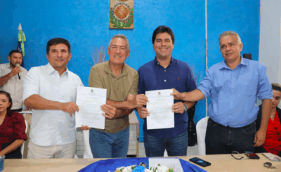 Fufuca e Carrinho Cidreira anunciam ginásio poliesportivo em Viana
