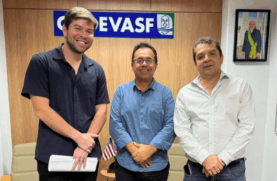 Hilton Gonçalo e prefeito de Santa Rita visitam Codevasf e Conab